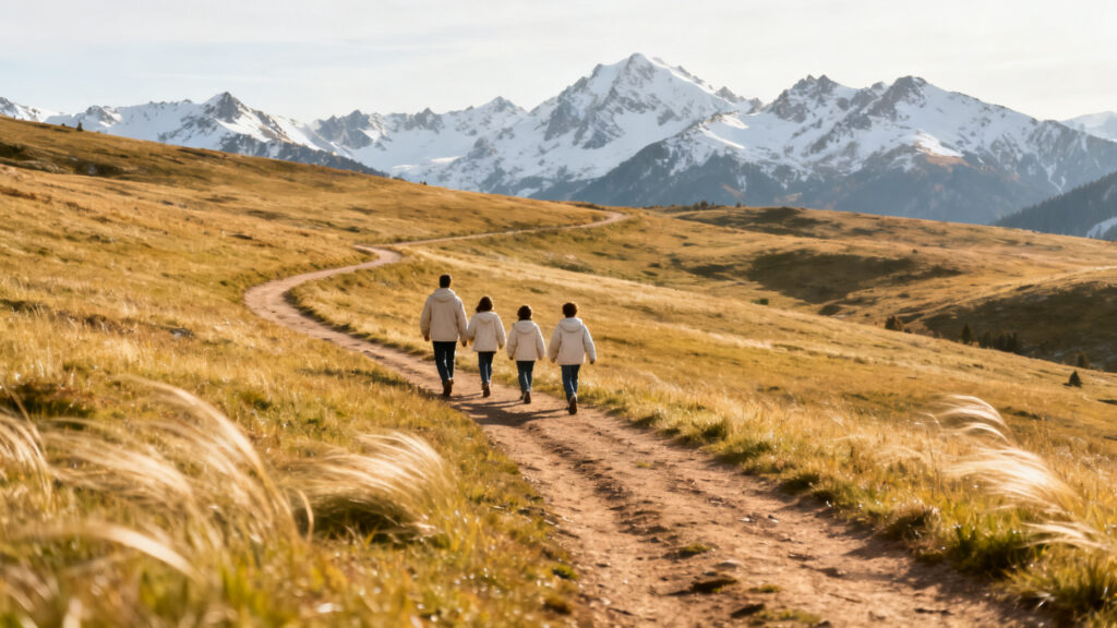 Alpages et sentier facile, randonnée famille vercors