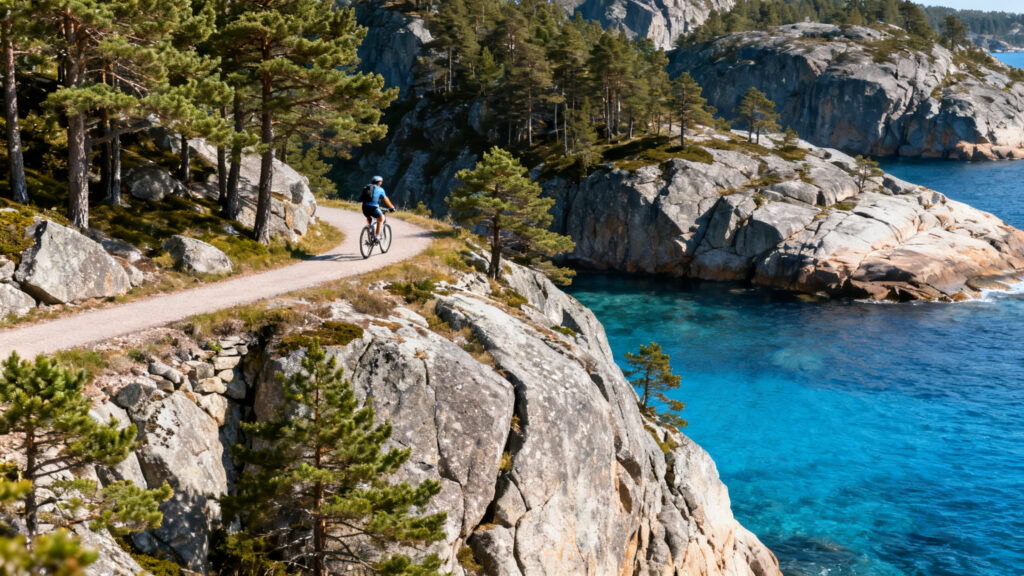 Boucle de Bornholm, falaises et chemin côtier