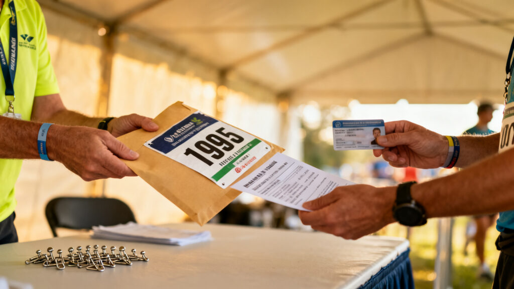 Retrait de dossard avec contrôle d’identité et PPS