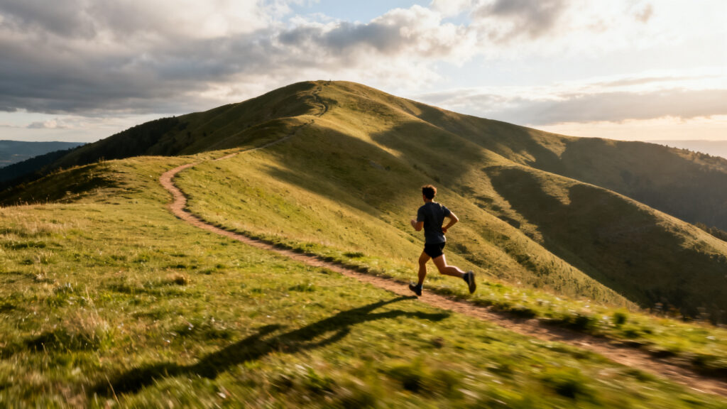 Terrain vallonné avec bosses et relances sur Objectif Nore 24 km