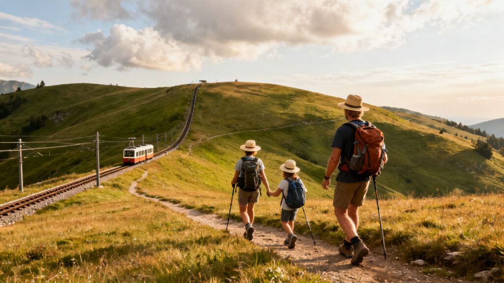 Randonnée familiale depuis le col de Saint-Ignace sur pente douce