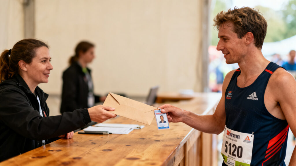Inscription en ligne et retrait des dossards au trail