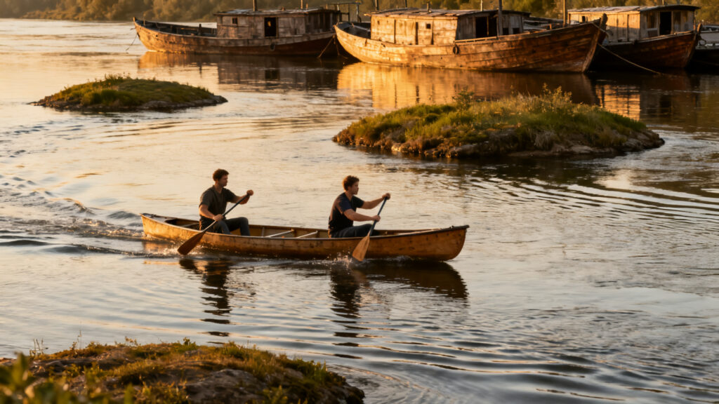 Veines d’eau et îlots, canoë intermédiaire sur la Loire