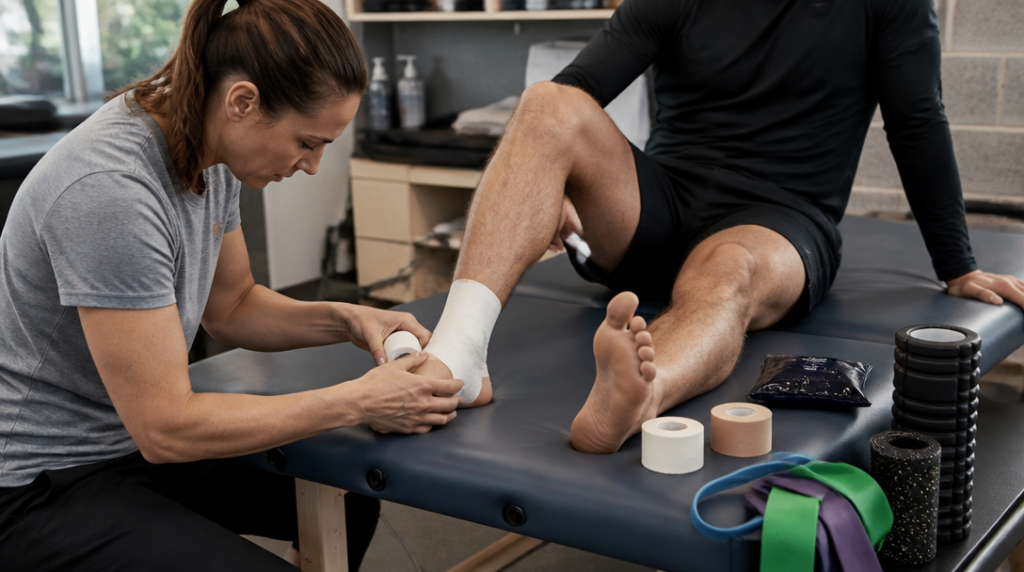 Soins et reprises des blessés chez les Bleus