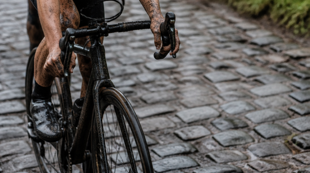 Pneus sur pavés, secteurs pavés Paris-Roubaix sous tension